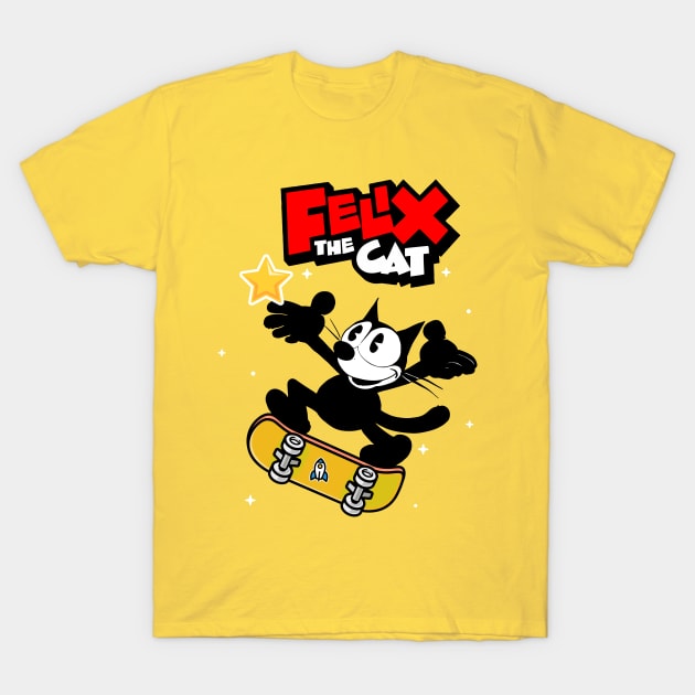 Felix the Cat T-Shirt by Untildaystory